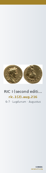 RIC I (second edition) Augustus 216 — CANOA