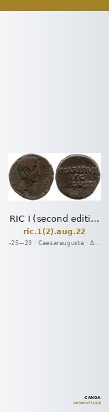 RIC I (second edition) Augustus 22 — CANOA