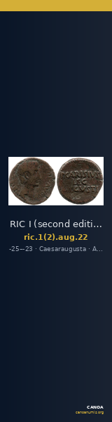 RIC I (second edition) Augustus 22 — CANOA