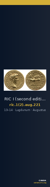 RIC I (second edition) Augustus 221 — CANOA