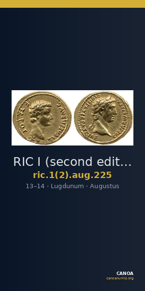 RIC I (second edition) Augustus 225 — CANOA