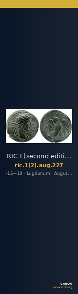 RIC I (second edition) Augustus 227 — CANOA