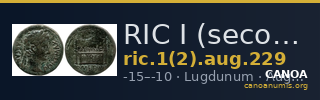 RIC I (second edition) Augustus 229 — CANOA