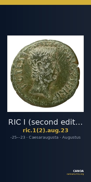 RIC I (second edition) Augustus 23 — CANOA