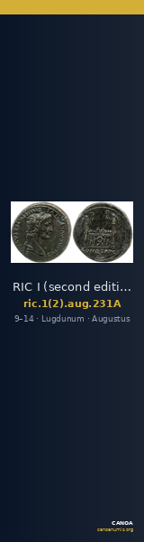 RIC I (second edition) Augustus 231A — CANOA
