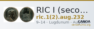 RIC I (second edition) Augustus 232 — CANOA
