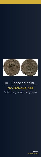 RIC I (second edition) Augustus 233 — CANOA