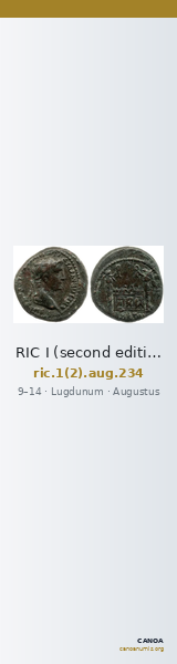 RIC I (second edition) Augustus 234 — CANOA