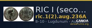 RIC I (second edition) Augustus 236A — CANOA