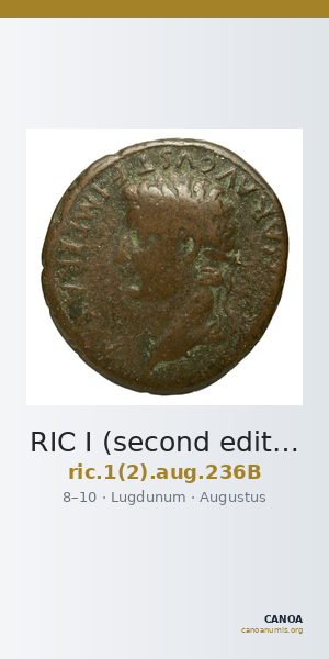 RIC I (second edition) Augustus 236B — CANOA