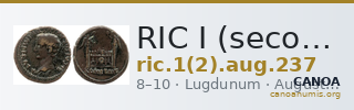 RIC I (second edition) Augustus 237 — CANOA