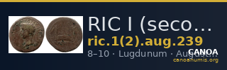 RIC I (second edition) Augustus 239 — CANOA