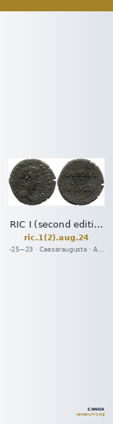 RIC I (second edition) Augustus 24 — CANOA