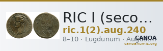 RIC I (second edition) Augustus 240 — CANOA