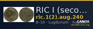 RIC I (second edition) Augustus 240 — CANOA