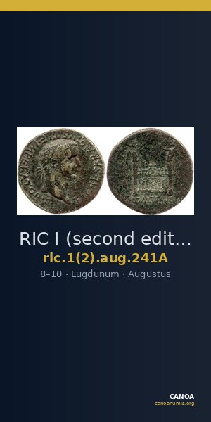 RIC I (second edition) Augustus 241A — CANOA