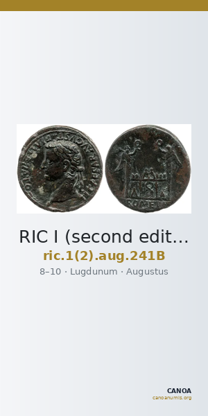 RIC I (second edition) Augustus 241B — CANOA