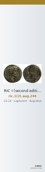 RIC I (second edition) Augustus 244 — CANOA