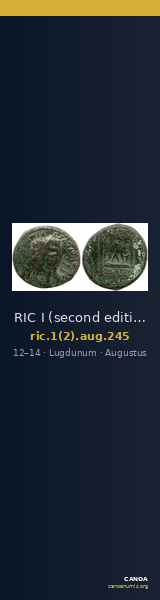 RIC I (second edition) Augustus 245 — CANOA