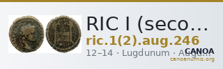 RIC I (second edition) Augustus 246 — CANOA