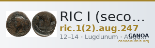 RIC I (second edition) Augustus 247 — CANOA
