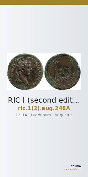 RIC I (second edition) Augustus 248A — CANOA