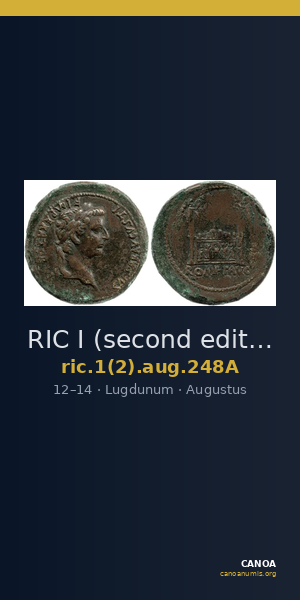 RIC I (second edition) Augustus 248A — CANOA