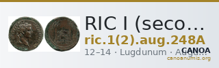 RIC I (second edition) Augustus 248A — CANOA