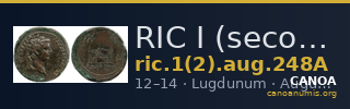 RIC I (second edition) Augustus 248A — CANOA