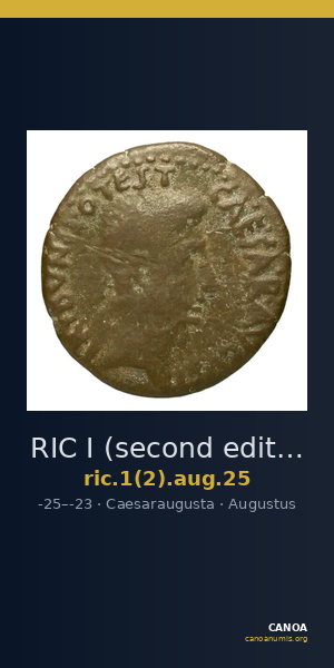 RIC I (second edition) Augustus 25 — CANOA