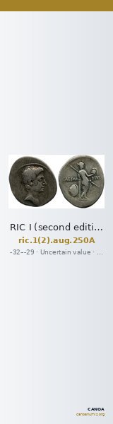 RIC I (second edition) Augustus 250A — CANOA