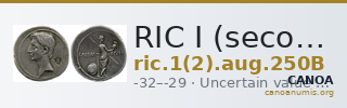 RIC I (second edition) Augustus 250B — CANOA
