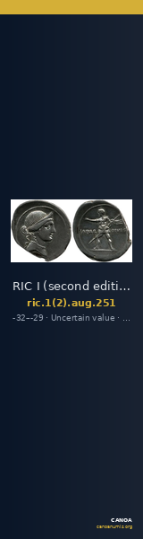 RIC I (second edition) Augustus 251 — CANOA