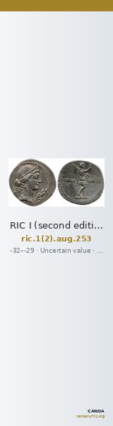 RIC I (second edition) Augustus 253 — CANOA