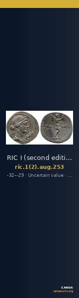RIC I (second edition) Augustus 253 — CANOA