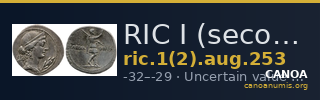 RIC I (second edition) Augustus 253 — CANOA