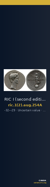 RIC I (second edition) Augustus 254A — CANOA