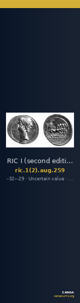 RIC I (second edition) Augustus 259 — CANOA