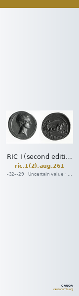 RIC I (second edition) Augustus 261 — CANOA