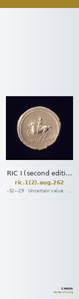 RIC I (second edition) Augustus 262 — CANOA