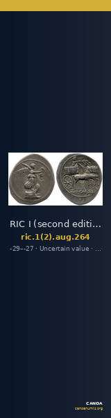 RIC I (second edition) Augustus 264 — CANOA