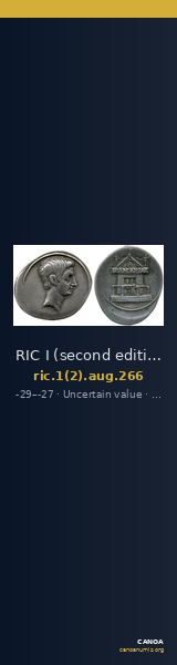 RIC I (second edition) Augustus 266 — CANOA