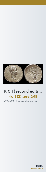 RIC I (second edition) Augustus 268 — CANOA