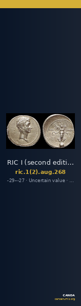 RIC I (second edition) Augustus 268 — CANOA