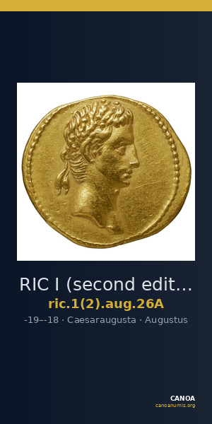 RIC I (second edition) Augustus 26A — CANOA