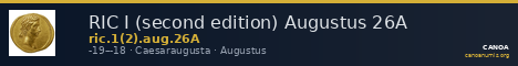 RIC I (second edition) Augustus 26A — CANOA