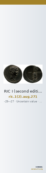 RIC I (second edition) Augustus 271 — CANOA