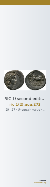 RIC I (second edition) Augustus 272 — CANOA