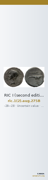 RIC I (second edition) Augustus 275B — CANOA