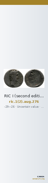RIC I (second edition) Augustus 276 — CANOA